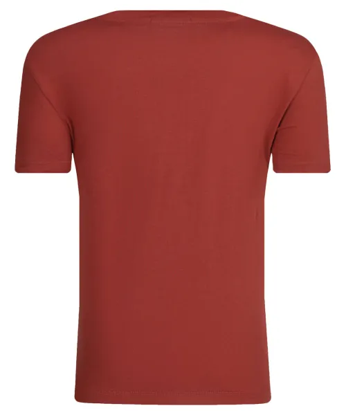 T-shirt | Regular Fit Calvin Klein Jeans καφέ