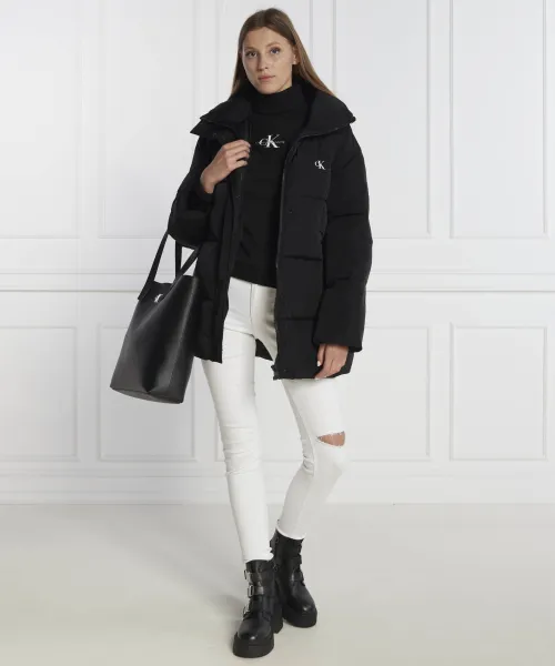 μπουφάν puffer | regular fit Calvin Klein Jeans μαύρο
