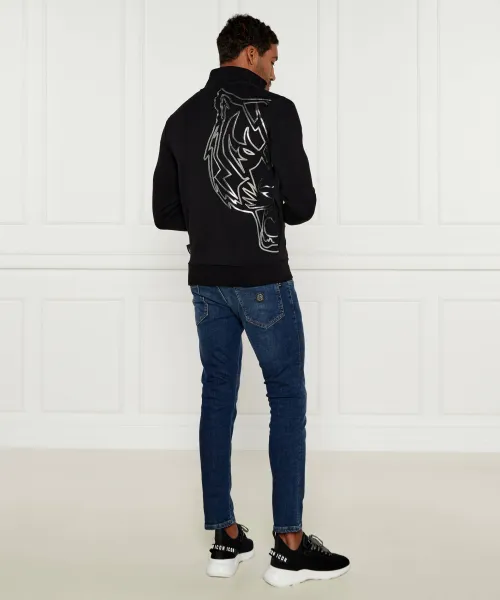 Sneakers FLY | με την προσθήκη δέρματος Dsquared2 μαύρο