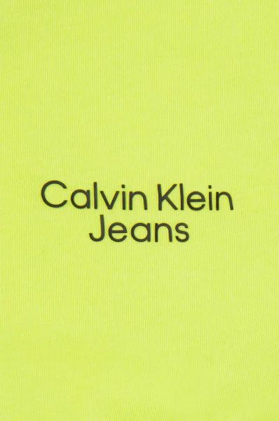 T-shirt | Regular Fit CALVIN KLEIN JEANS πράσινο ασβέστη