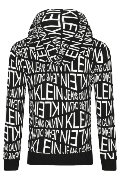 μπλούζα distorted | regular fit CALVIN KLEIN JEANS μαύρο