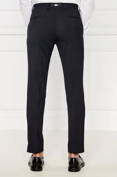Μάλλινος παντελόνι | Slim Fit Karl Lagerfeld ναυτικό μπλε