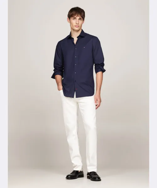 Πουκάμισο | Slim Fit Tommy Hilfiger ναυτικό μπλε