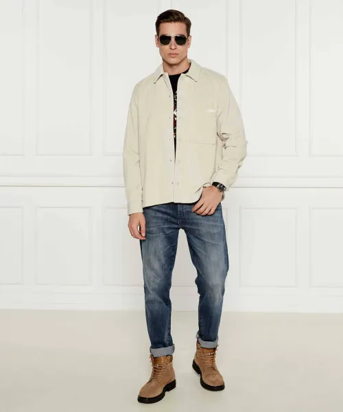 Κοτλέ πουκάμισο | Regular Fit Calvin Klein Jeans μπεζ