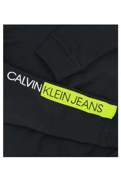 μπλούζα | regular fit CALVIN KLEIN JEANS μαύρο