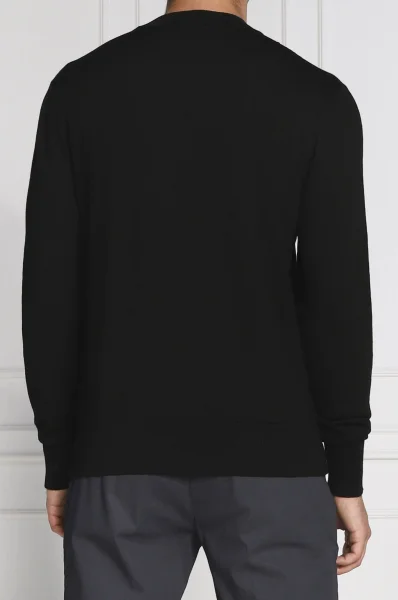 Μάλλινος πουλόβερ | Slim Fit Versace Jeans Couture μαύρο