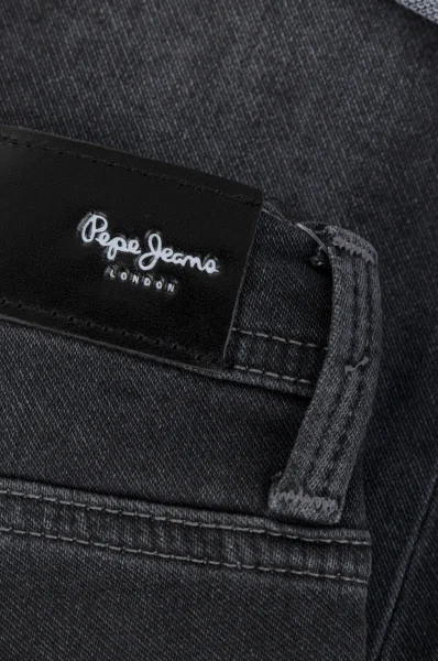 σορτς cashed | slim fit Pepe Jeans London μαύρο