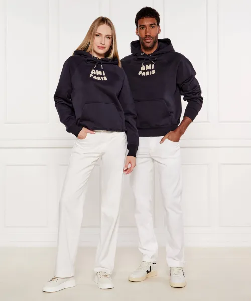Μπλούζα | Loose fit AMI Paris ναυτικό μπλε