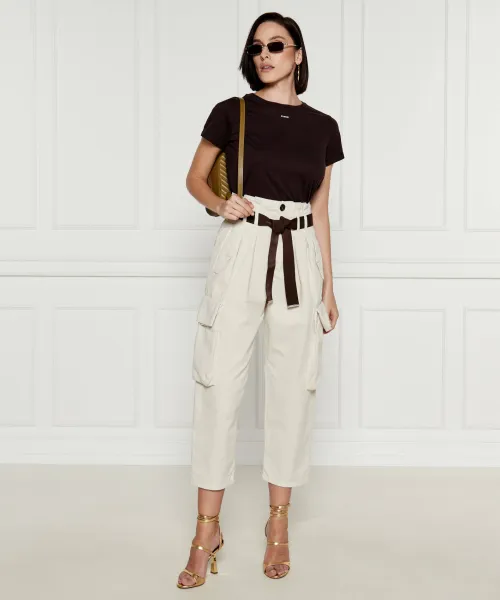 Παντελόνι cargo | Regular Fit Pinko εκρί