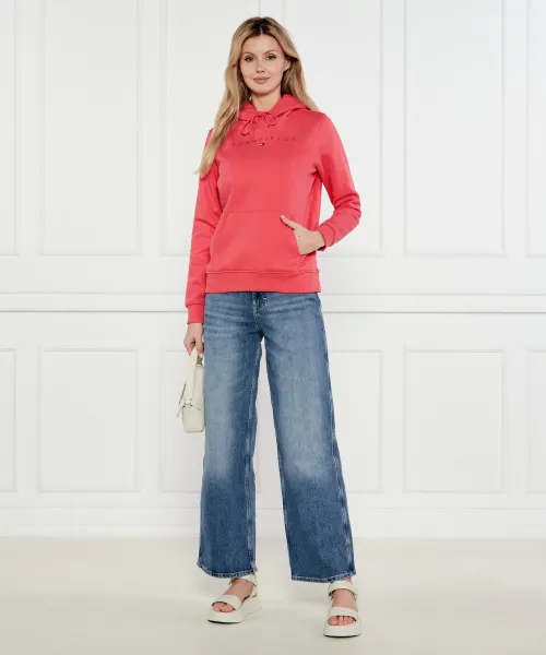 Μπλούζα | Regular Fit Tommy Jeans ροζ