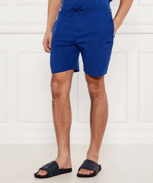 Σορτς Waffle BOSS BLACK | σκούρο μπλε Regular Fit 50535884
