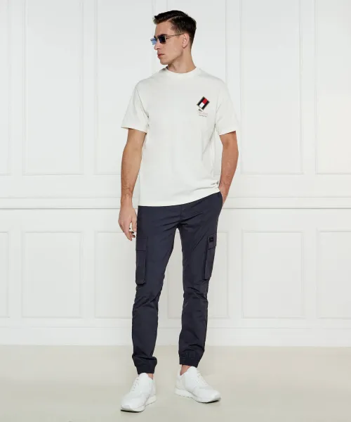 Παντελόνι cargo | Skinny fit Calvin Klein Jeans γραφίτη