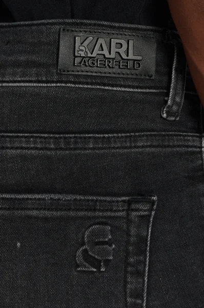 Jeans 5-POCKET | Slim Fit Karl Lagerfeld μαύρο