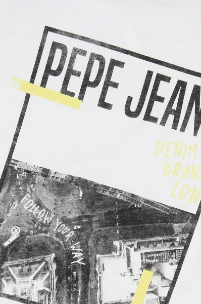 T-shirt CRISPIN | Regular Fit Pepe Jeans London άσπρο