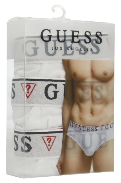 slip 3-pack hero | cotton stretch Guess Underwear άσπρο