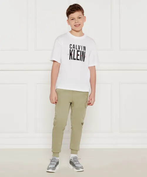 T-shirt | Regular Fit Calvin Klein Jeans άσπρο