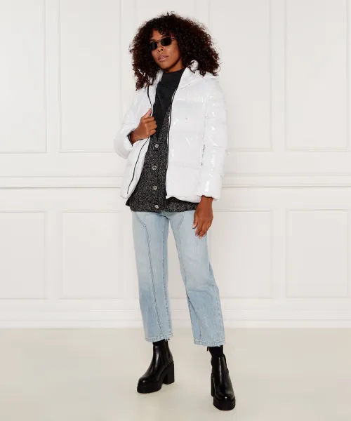 Μπουφάν CRYSTAL | Regular Fit Pinko άσπρο