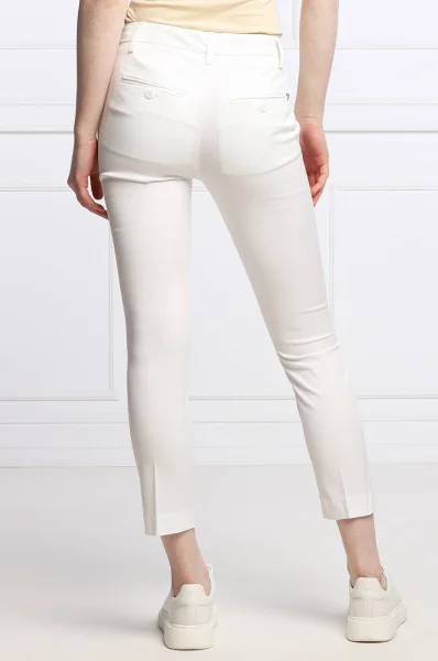 Παντελόνι PERFECT | Slim Fit DONDUP - made in Italy άσπρο