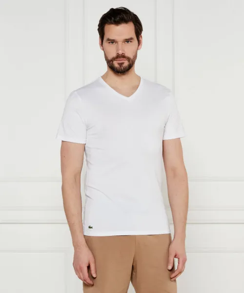 Tshirt 2 pack | Slim Fit Lacoste άσπρο