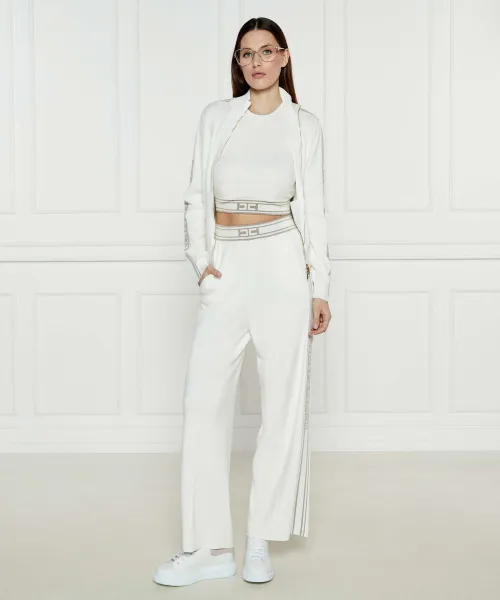 Top | Cropped Fit Elisabetta Franchi άσπρο