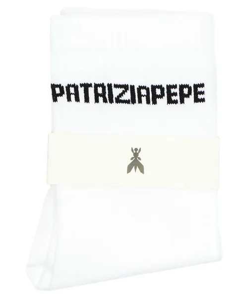 Κάλτσες Patrizia Pepe άσπρο