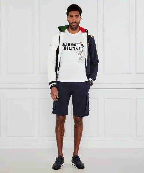 T-shirt | Regular Fit Aeronautica Militare άσπρο