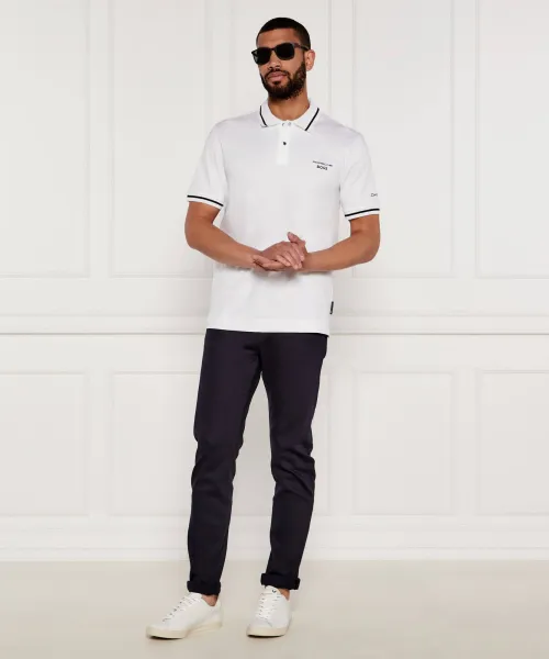 Πόλο C-Parris 197_PS | Porsche x BOSS | Regular Fit BOSS BLACK άσπρο
