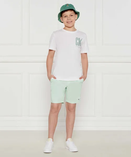 T-shirt | Regular Fit Calvin Klein Jeans άσπρο