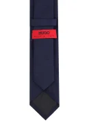 μετάξι γραβάτα HUGO ναυτικό μπλε