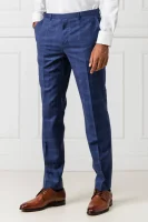 μάλλινος παντελόνι hets182 | extra slim fit HUGO ναυτικό μπλε