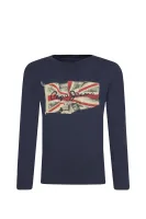 longsleeve flag logo jr | regular fit Pepe Jeans London ναυτικό μπλε