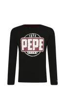longsleeve berel | regular fit Pepe Jeans London μαύρο