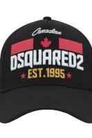 καπέλο μπείζμπολ Dsquared2 μαύρο