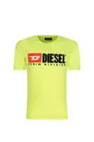 t-shirt | regular fit Diesel πράσινο ασβέστη
