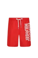 μαγιό σορτς medium drawstring | regular fit Tommy Hilfiger Swimwear κόκκινο