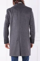 μάλλινος παλτό nye2 | με την προσθήκη κασμίρι BOSS BLACK γραφίτη