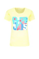 t-shirt brooke | regular fit Pepe Jeans London κίτρινο