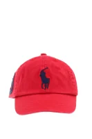 καπέλο μπείζμπολ big apparel POLO RALPH LAUREN κόκκινο