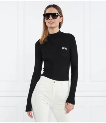 Πουλόβερ GCDS BASIC TURTLENECK | Skinny fit | με την προσθήκη μαλλιού