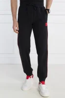 Αθλητικές φόρμες Badge Pants | Relaxed fit Hugo Bodywear μαύρο