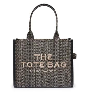 Τσάντα shopper The Monogram Jacquard Large Tote Bag | με την προσθήκη δέρματος