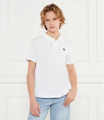 Πόλο ESSENTIAL Calvin Klein Jeans | άσπρο Regular Fit IB0IB02486