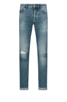 jeans galeus | skinny fit John Richmond χρώμα του ουρανού