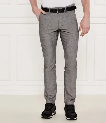 Παντελόνια chino | Slim Fit |με την προσθήκη λινού