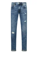 jeans chris | skinny fit GUESS μπλέ