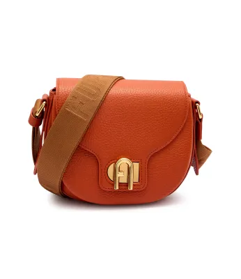 Δερμάτινη ταχυδρομική τσάντα FURLA LOTUS