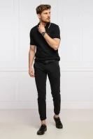 παντελόνια chino schino | slim fit BOSS ORANGE μαύρο