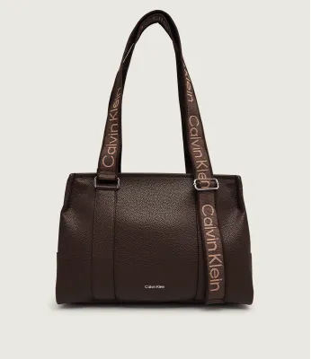 Τσάντα shopper Calvin Klein | καφέ LV04F3644G