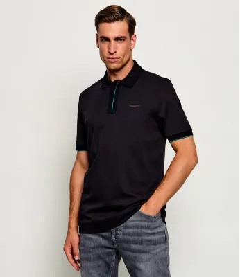 Πόλο C-Parlay 80 BOSS BLACK | μαύρο Boss x Aston Martin regular fit 50575003