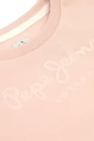 Μπλούζα | Regular Fit Pepe Jeans London πουδραρισμένο ροζ